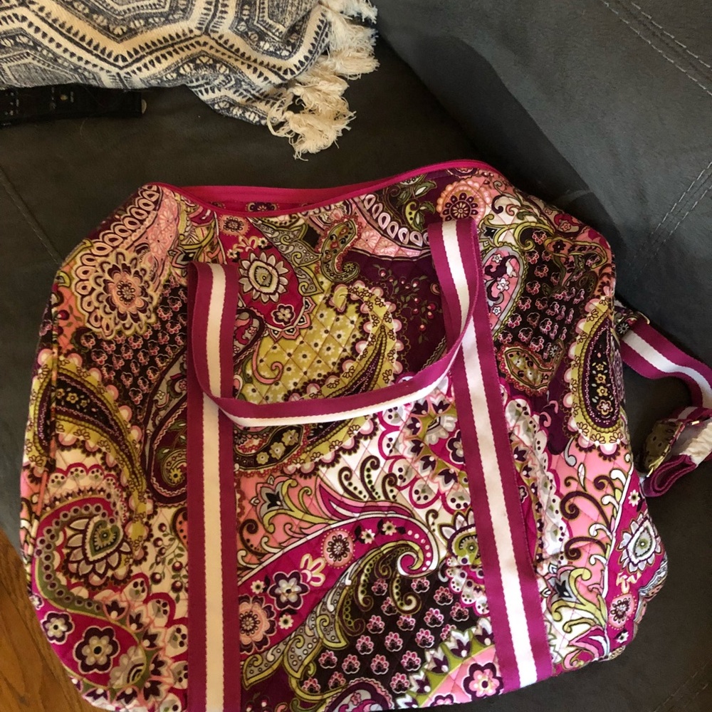 Vera Bradley large round duffel